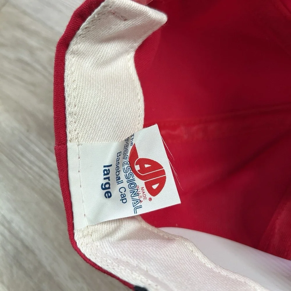 VTG Georgia Bulldogs Snapback Hat College AJD Red Black Wool Cap USA